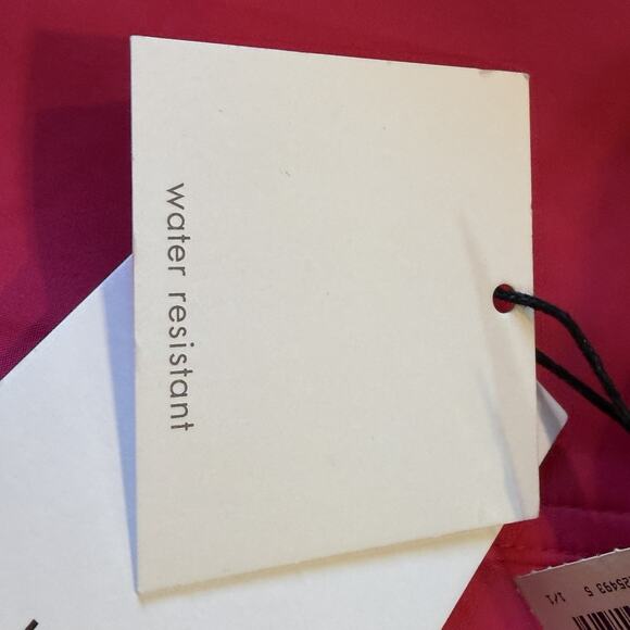 Calvin Klein Trench Coat Womens Size Medium Hot Pink Belted Double Breasted NEW - Picture 12 of 12